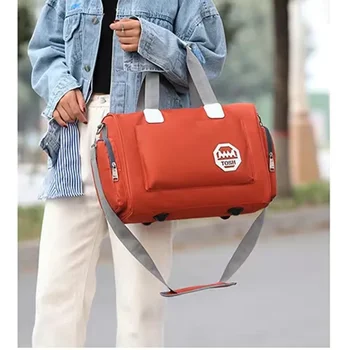 2024 Жените голф чанта мода висок капацитет спортни фитнес чанта Unisex лек водоустойчив ръчен Crossbody чанта голф консумативи