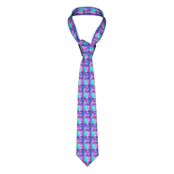 Casual Arrowhead Skinny Glowing Jellyfish Necktie Slim Tie For Men Man Accessories Simplicity For Party Formal Tie