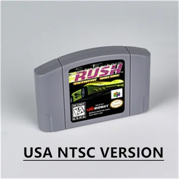 San Francisco Rush - Extreme Racing за ретро 64-битова касета за игри САЩ версия NTSC форматChidren подарък игри