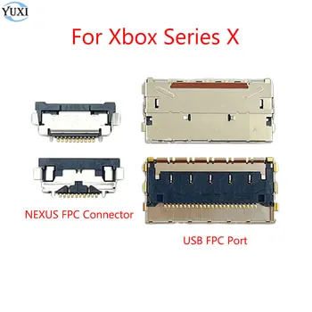 YuXi 1 брой за Xbox Series X хост Nexus FPC конектор гнездо дънна платка мощност изваждане клип гнездо & USB FPC порт
