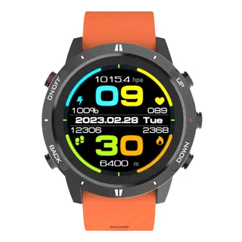 Открит GPS спортен часовник Фитнес тракер китка часовник USB зареждане водоустойчив смарт часовник за бягане плуване катерене